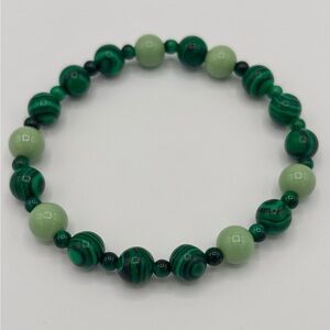 Green Beaded Bracelet